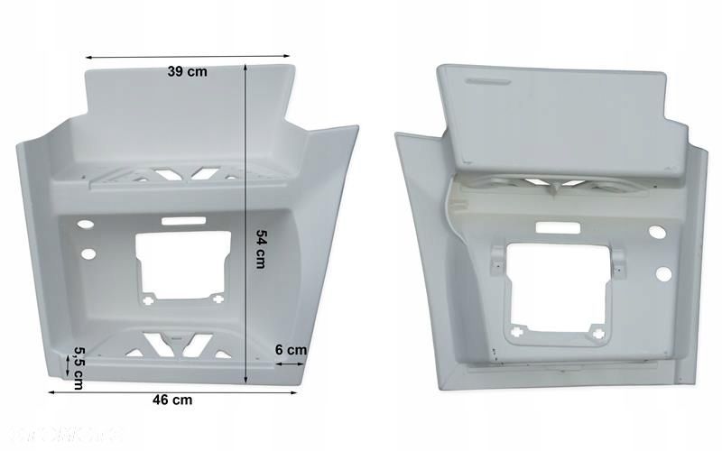 mercedes actros mp4 stopień lewy schodek low deck 9606661701 - 1