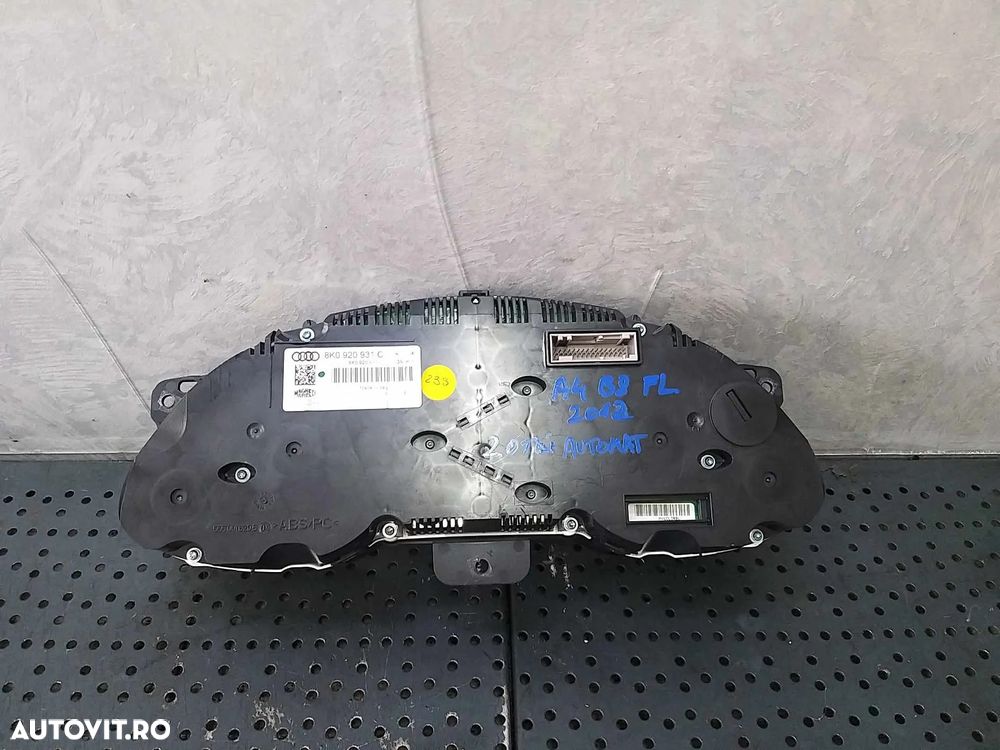 Ceasuri bord diesel audi a4 b8 8k facelift 8k0920931c - 3
