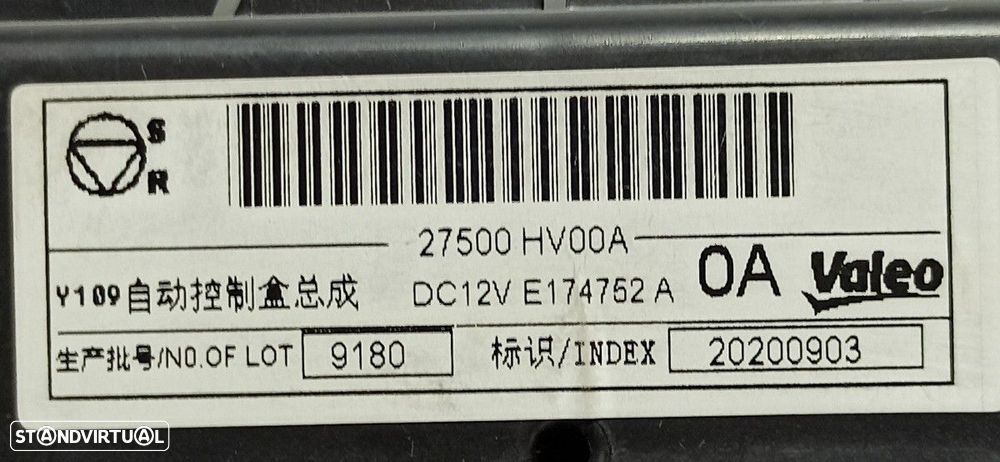 COMANDO CLIMATIZADOR NISSAN QASHQAI (J11) ACENTA - 7