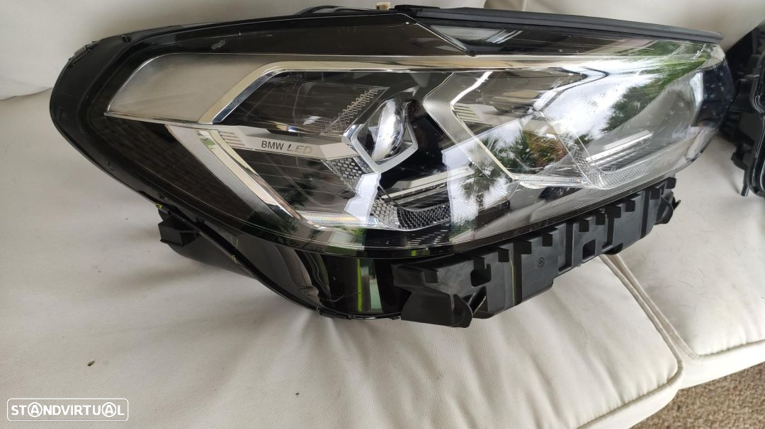 conjunto de faróis Full Led BMW G01 X3 + G02 x4 lci - 6