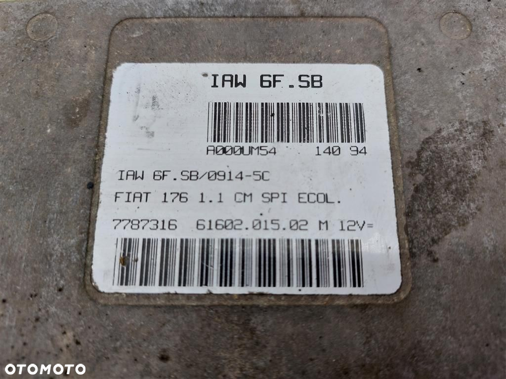 Komputer sterownik silnika Fiat Punto I 1.1B 55KM MAGNETI 7787316 IAW6F.SB - 3