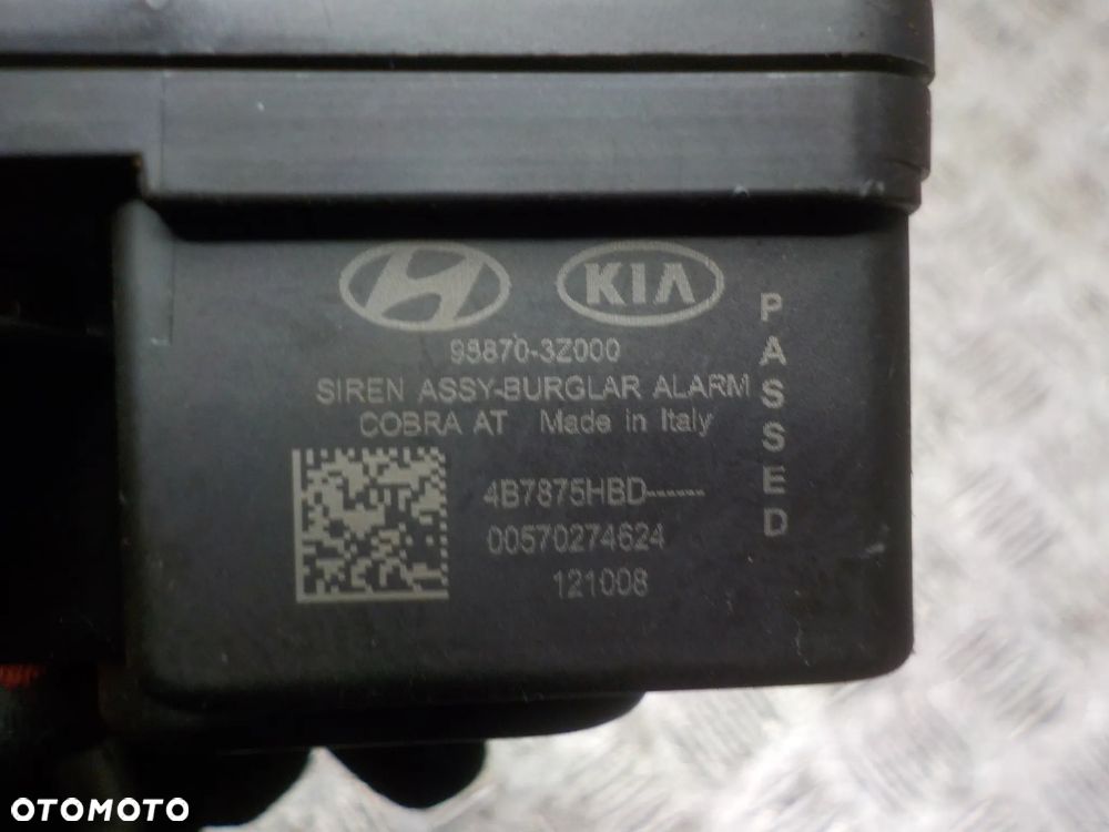 HYUNDAI I40 KLAKSON SYRENA ALARMU 95870-3Z000 - 3