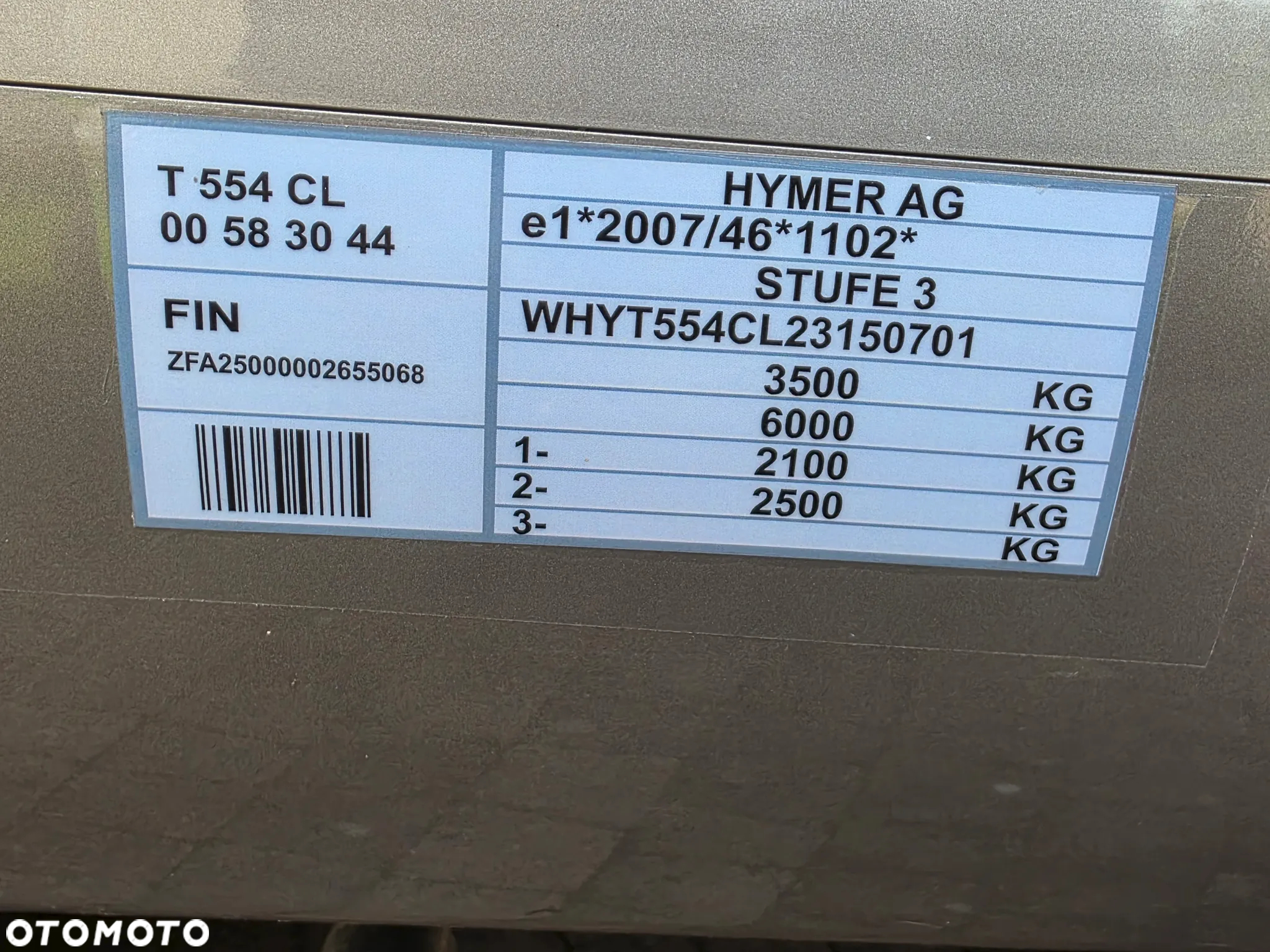 Hymer-Eriba KAMPER, HYMER - 29