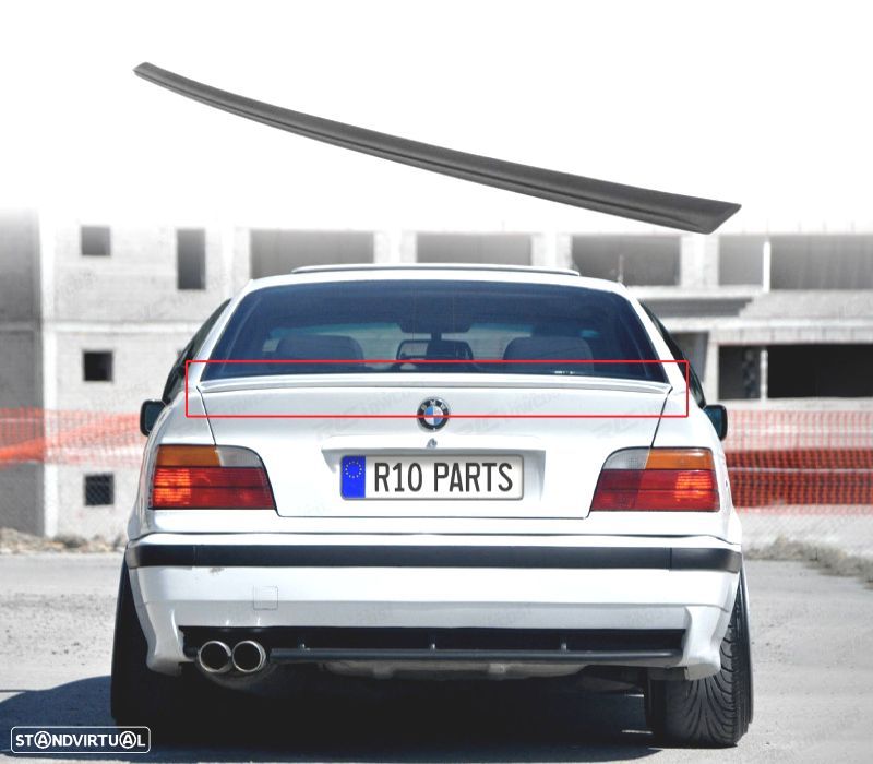 AILERON TRASEIRO BMW E36 91-99 LOOK M3 SEDAN ABS - 1