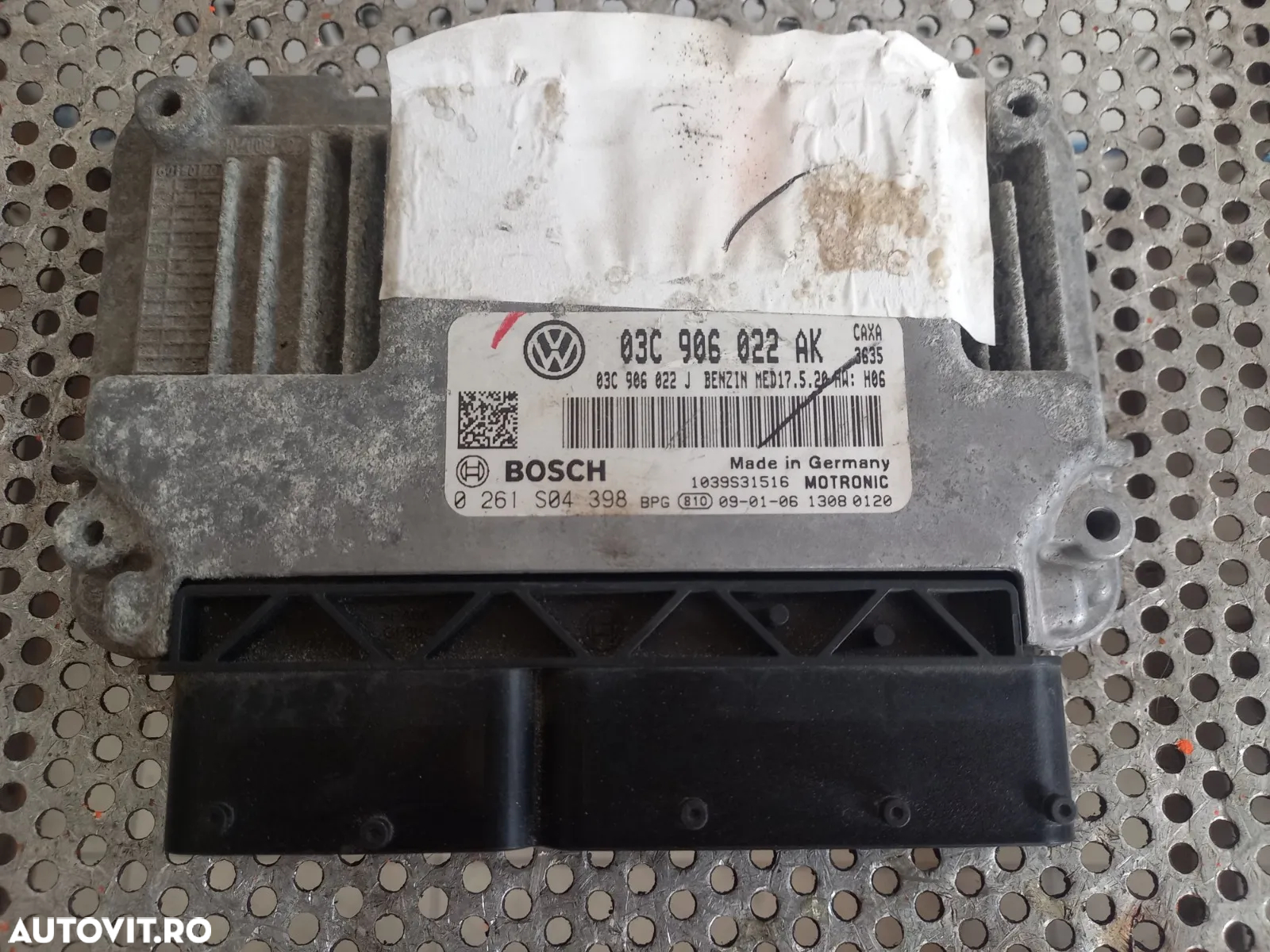 Calculator Motor ECU Vw Seat Skoda 1.4 Tsi Motor CAX Cod 03C906022AK Golf Jetta Touran Tiguan Caddy Etc. - 6
