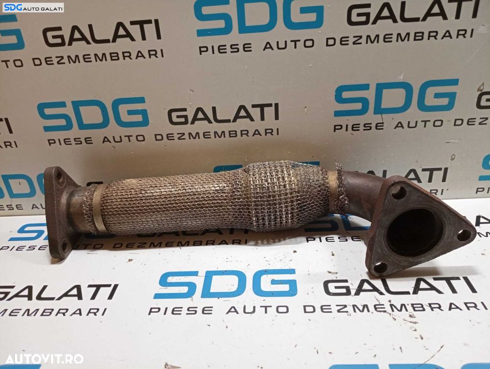 Compensator Racord Flexibil Galerie Teava Conducta Evacuare Stanga Audi A6 C6 2.7 TDI BPP BSG 2005 - 2011 Cod 059789M [M7731] - 4