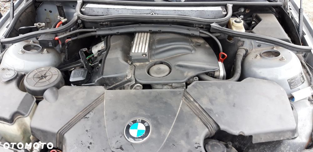 bmw e46 01- silnik 318i n47 dzwi maska klapa tył zderzak błotniki LAK SILBERGRAU METALIC - 6