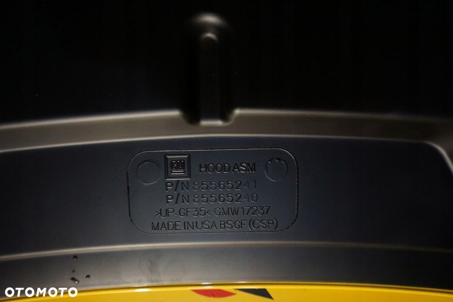 CHEVROLET CORVETTE C8 2020 - Maska Przód Pokrywa Klapa Włókno USA - 16