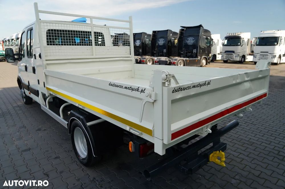 Iveco DAILY 35-130 / OȚEL CU BASCULATOR SPATE / CAMION MIX - 7 LOCURI / DOUĂ / MANUAL / IMPORTAT / - 19