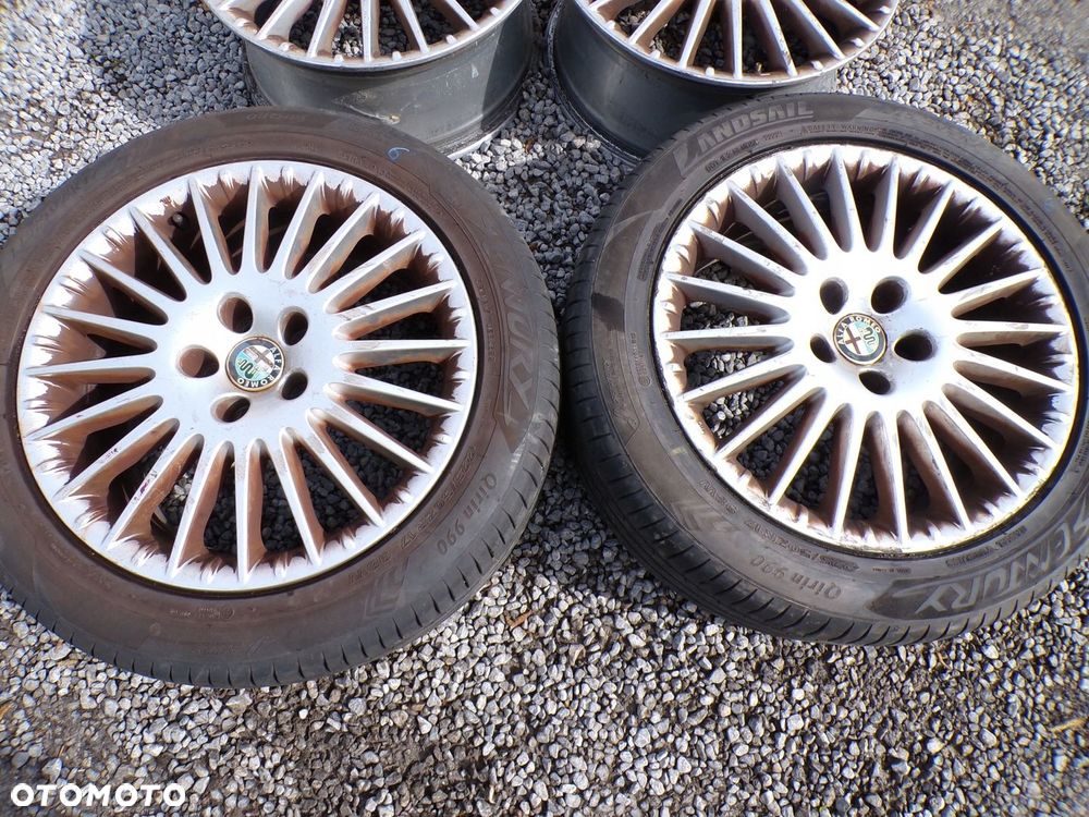 ALFA ROMEO 159 BRERA FELGI ALUMINIOWE 17 CALI 2 OPONY - 4