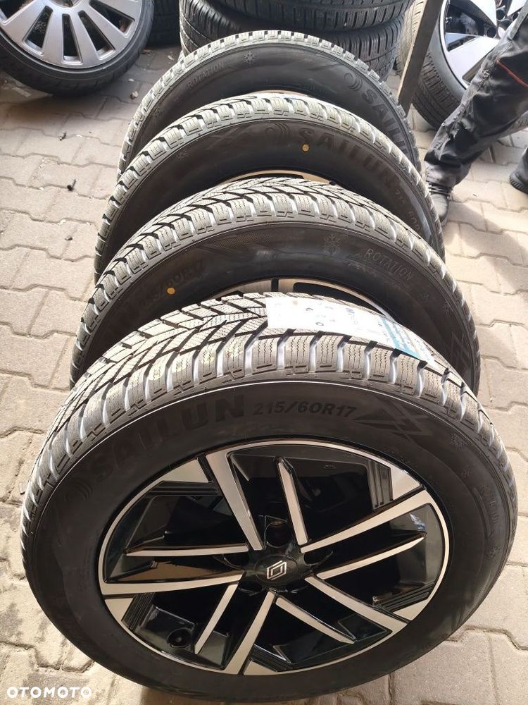 NOWE Koła aluminiowe zimowe Renault arkana symbioz captur kadjer 215/60/17 Sailun 5x114,3 2026r - 2