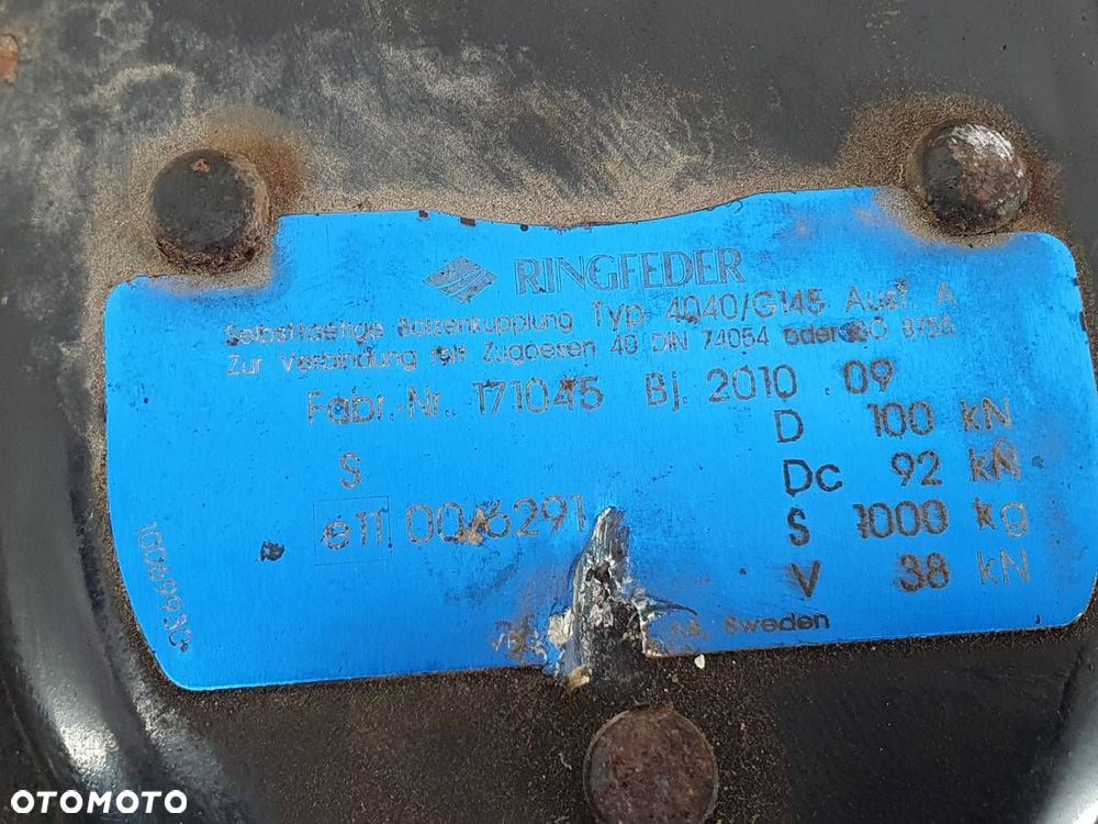 ZACZEP AUTOMATYCZNY RINGFEDER MAN TGL I 8.220 4040 G145 - 6