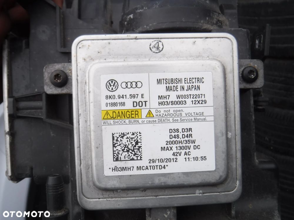 Audi A5 S5 8T A4 B8 Audi A7 S7 A6 C7 Skoda Superb II LIft Vw CC  Seat Audi modul xenon przetwornica 8K0941597E 8K0941597C - 2