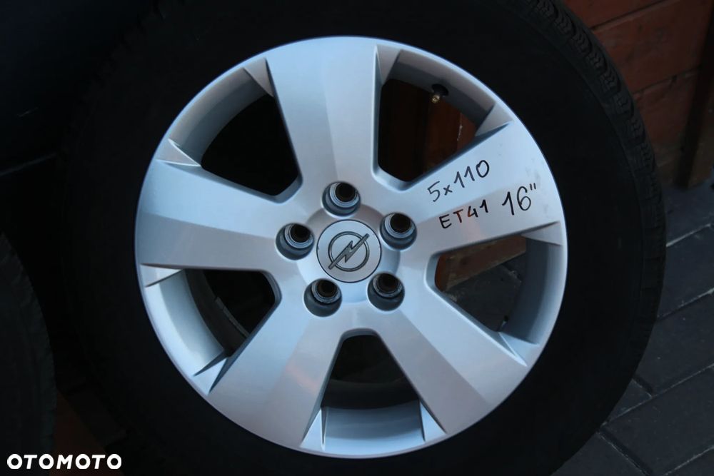 KOŁA FELGI ALUMINIOWE OPONY ZIMOWE OPEL VECTRA ASTRA ZAFIRA SIGNUM 16" 5x110 ET41 - 4