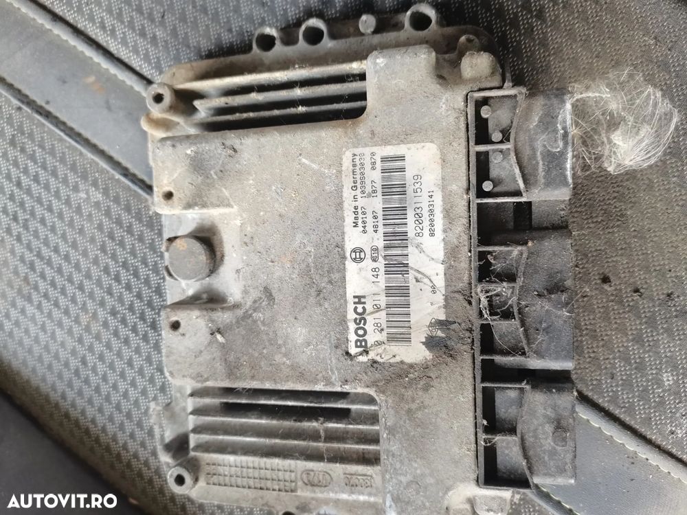 Calculator motor ECU, cod 8200311539, 0281011148, Renault Laguna 2 - 1