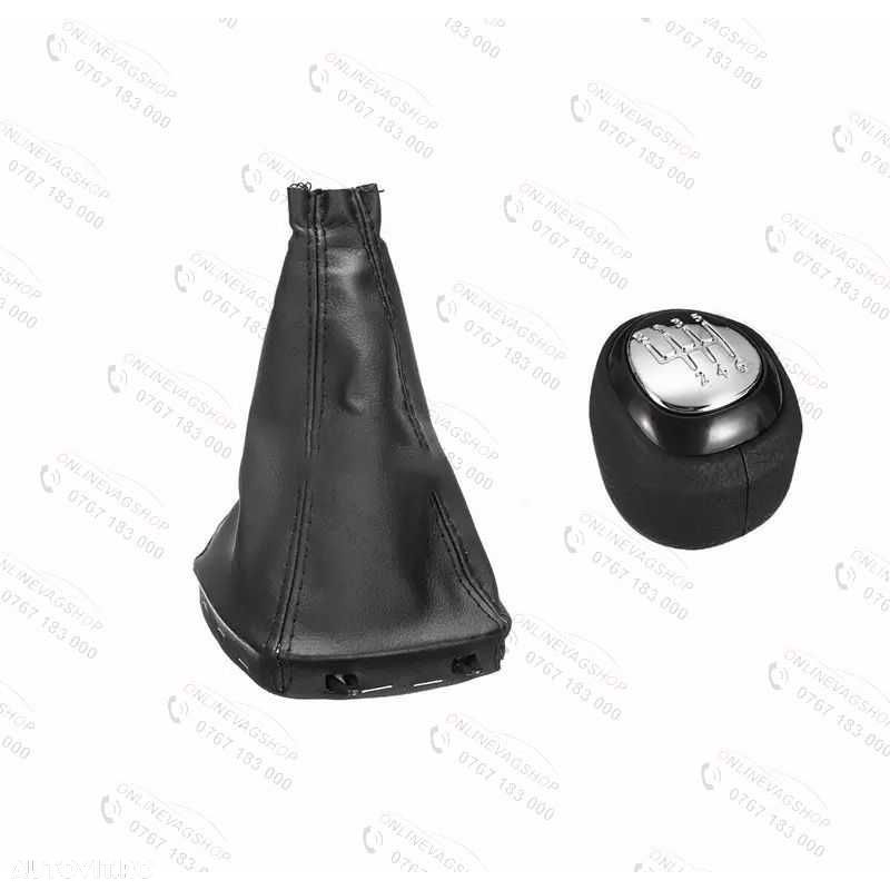 Nuca piele + manson schimbator Saab 9-3 - 2