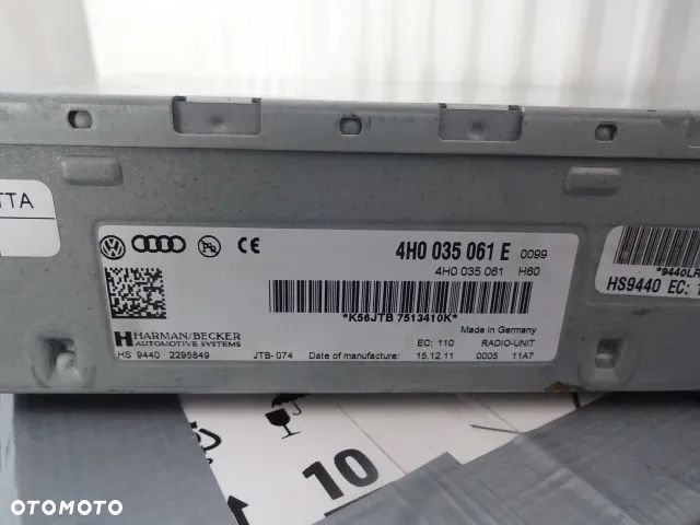 Sterownik Radia Audi A8 D4 4H0 035 061E - 2