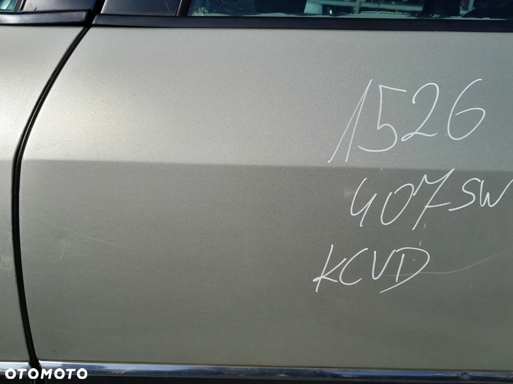PEUGEOT 407 SW DRZWI LEWE TYLNE LEWY TYŁ KOLOR: KCVD - 2
