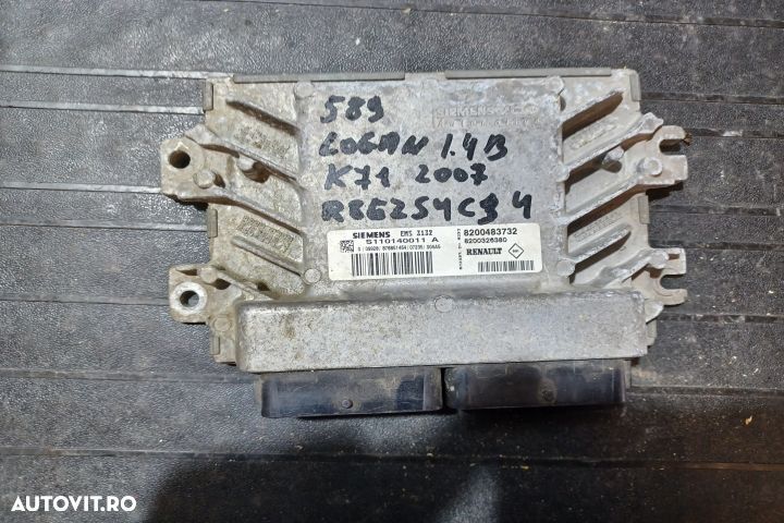 Calculator motor ECU S110140011 8200483732 - 1.4 B K71 S110140011 820 - 1