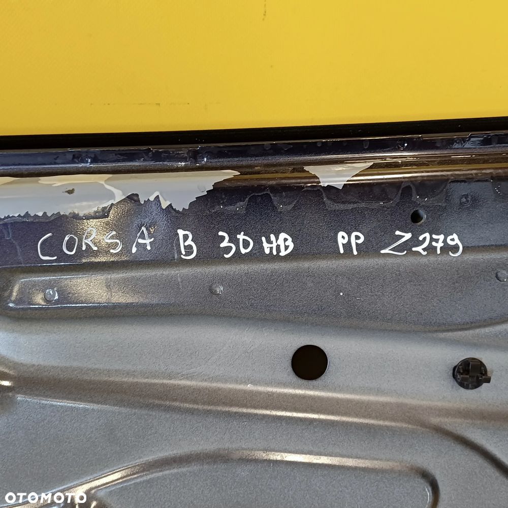 DRZWI PRAWY PRZÓD PRAWE PRZEDNIE OPEL CORSA B 3D HB LAK: Z279 NR818 - 16