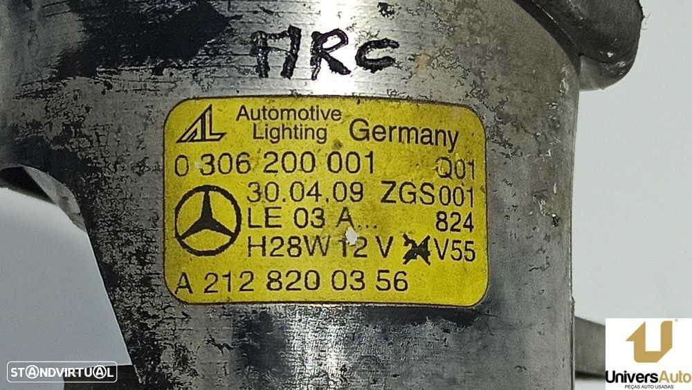 FAROL DE NEVOEIRO ESQUERDO MERCEDES CLASE E (W212) LIM. 220 CDI BLUEEFFICIENCY (... - 4