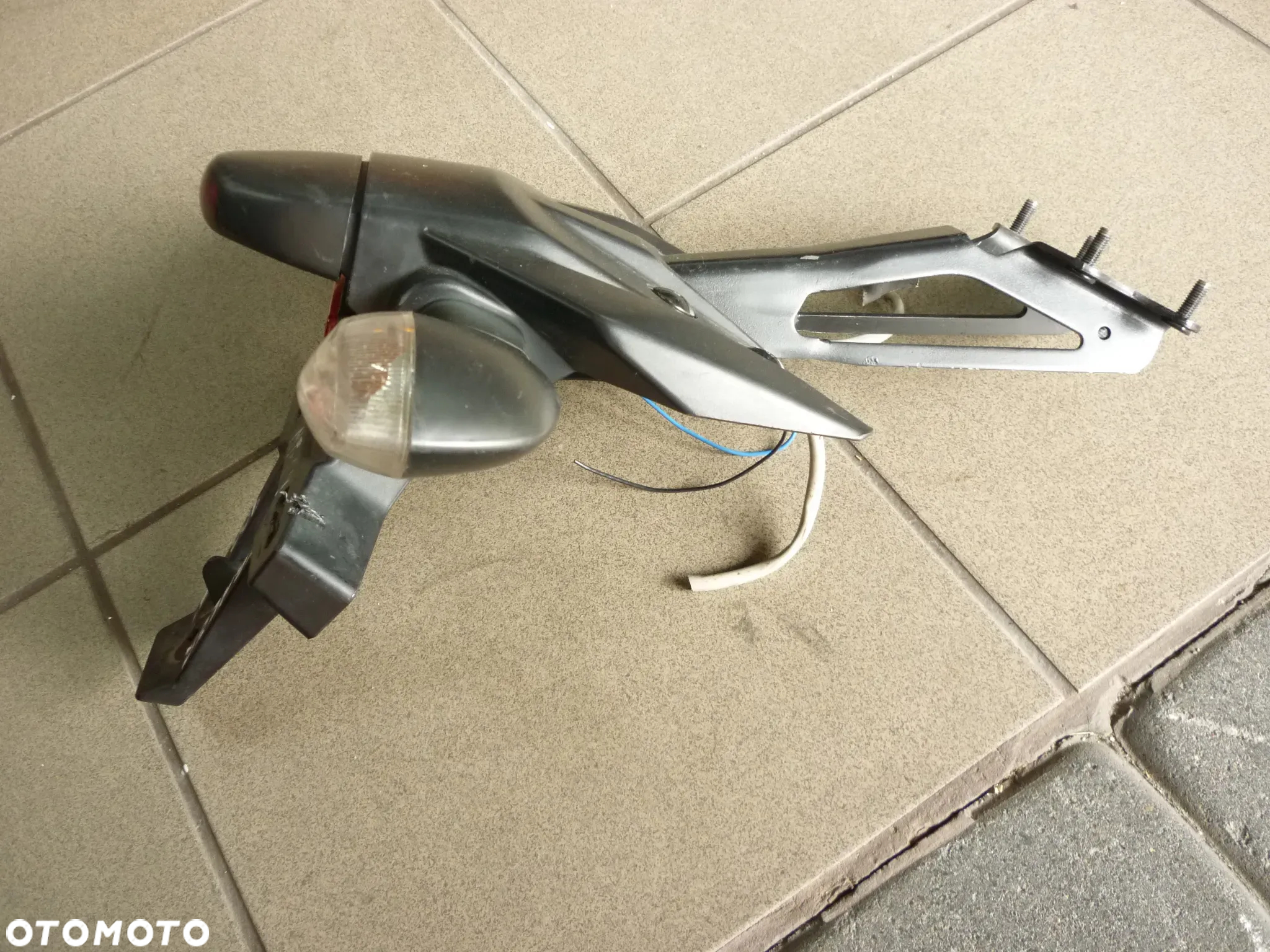Błotnik tył kierunkowskazy mocowanie tablicy rejestracyjnej Yamaha MT 09 Tracer - 4