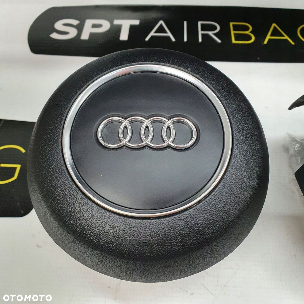 AUDI A3 8V DESKA ROZDZIELCZA KONSOLA KOKPIT PULPIT PODUSZKI AIRBAG AIR BAG PASY KIT SET - 7