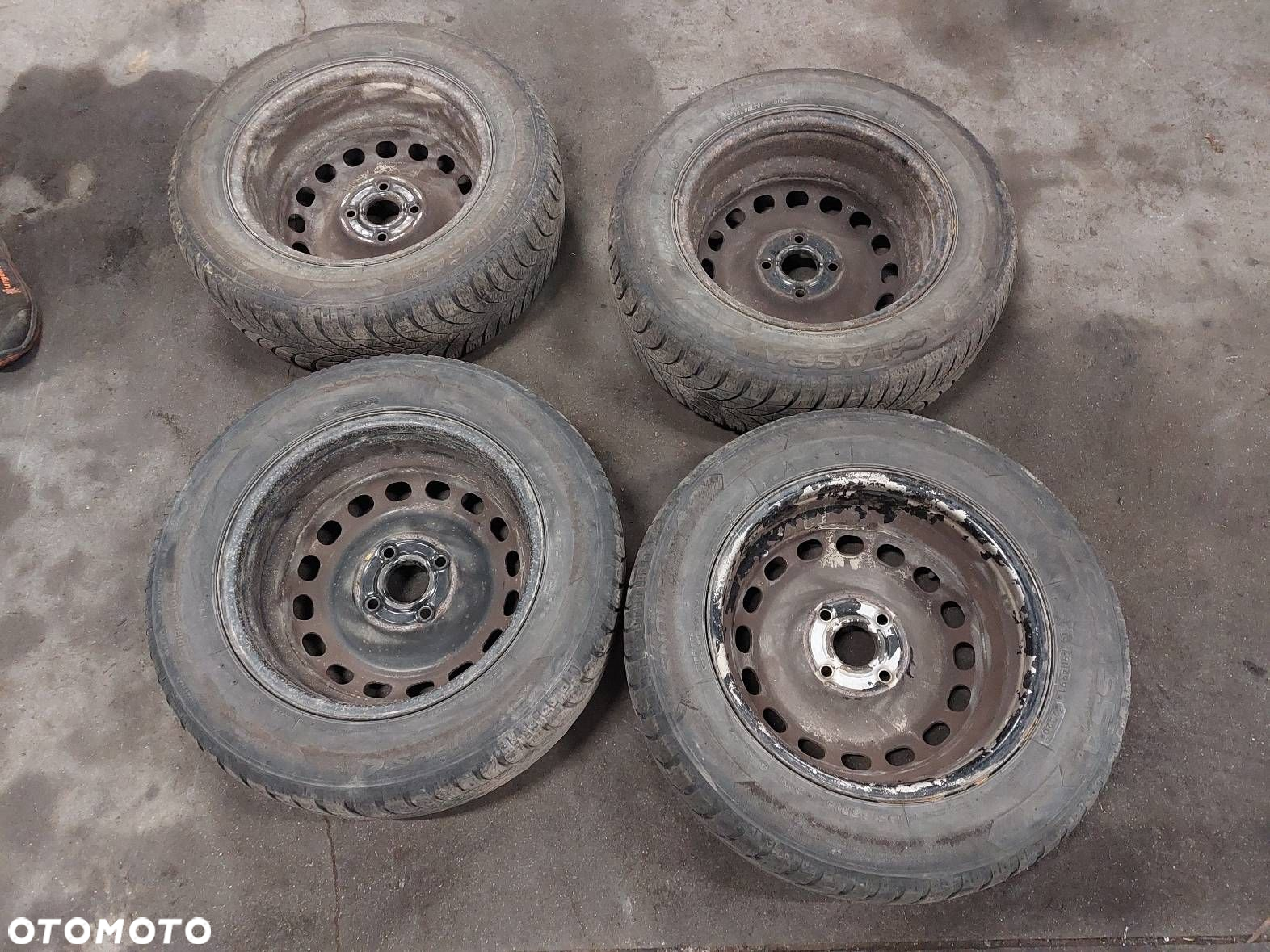 FELGI STALOWE 4SZT 4x108 6Jx15 ET37 FI57,1 AUDI 80 B4 8A0601025G - 9