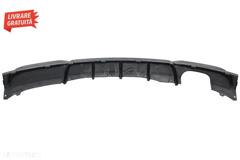 Difuzor Bara Spate Carbon Evacuare Stanga BMW Seria 3 F30 F31 (2011-up) M Performa- livrare gratuita - 7