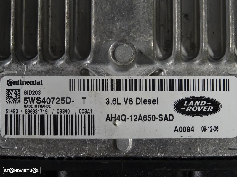 Centralina de Motor Land Rover Range Rover 3: 5WS40725D / AH4Q12A650SAD - 2