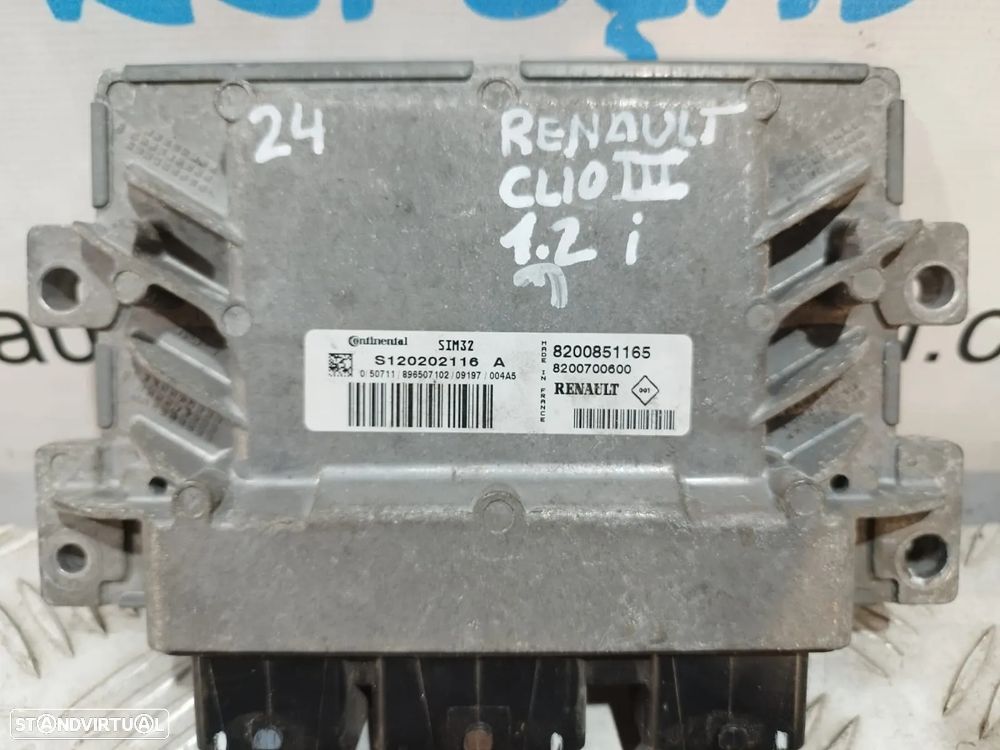 Centralina ECU motor Continental Renault Clio III 1.2 - 6