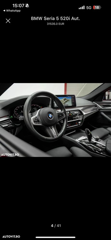 BMW Seria 5 520e AT PHEV - 3