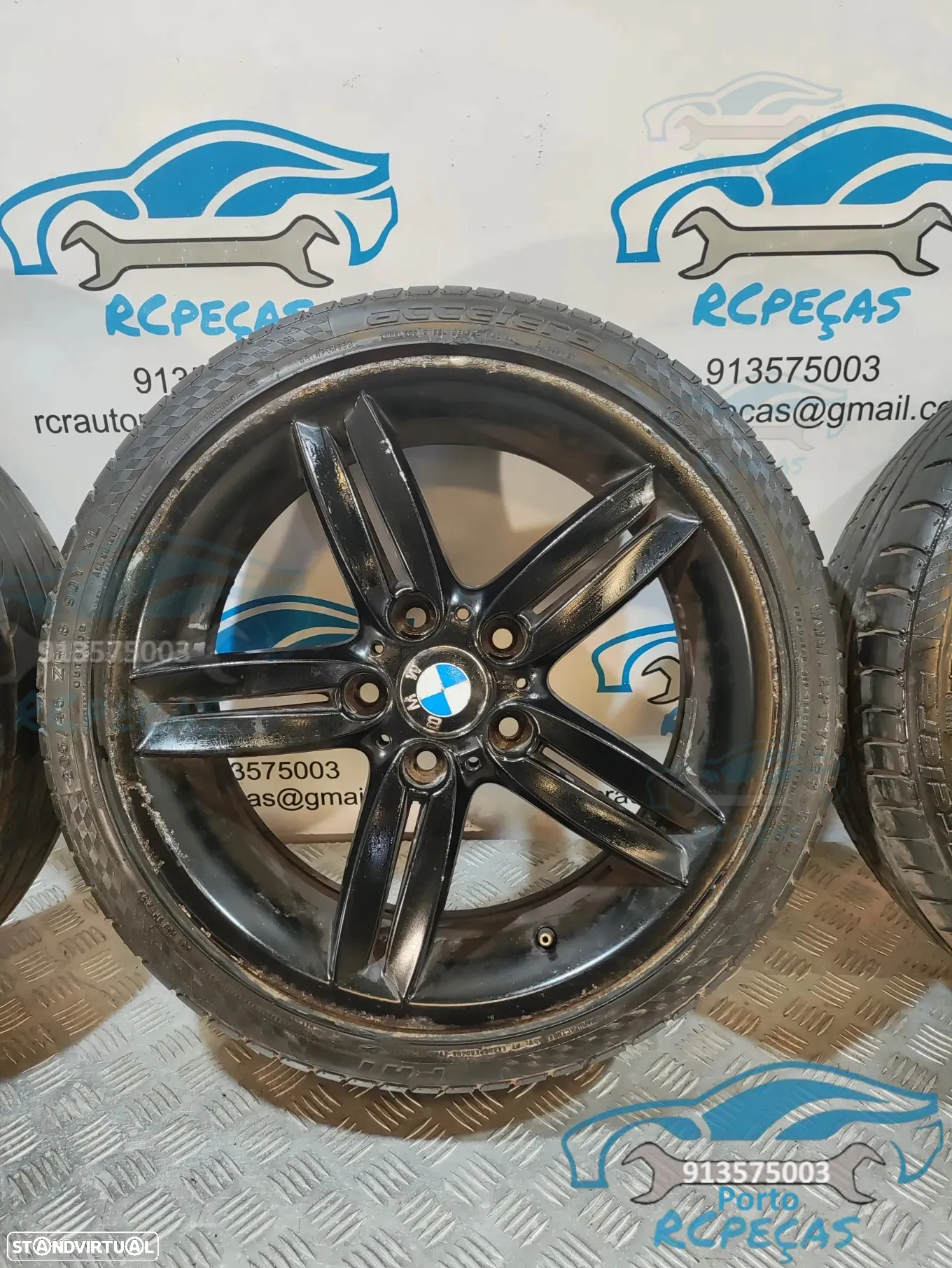 Jantes Originais 18" BMW Pack M Style 208 - 5x120 - 7,5J / 8J | ET49 / ET49 - Jante | Dupla Medida | 18 Polegadas | 7839305 | 8036939 | 803694 | 5 x 120 | 208M | E81 | E82 | E87 | E88 | F20 | F21 | Original | Originais | Serie 1 - 11