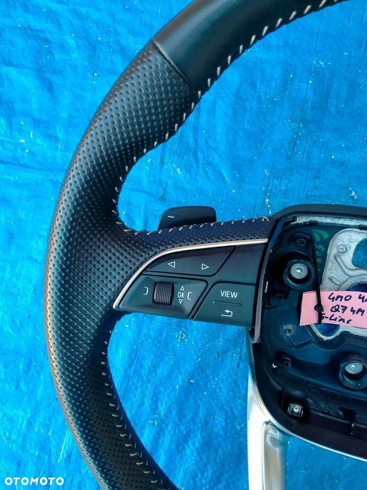 Audi Q7 4M Q8 S-Line Kierownica Łopatki Gałka Multifunkcja 4M0419689K - 9