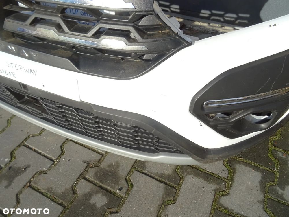 DACIA SANDERO III 3 STEPWAY ZDERZAK PRZEDNI PRZOD BIALY LADNY WYSYLKA W CENIE - 8