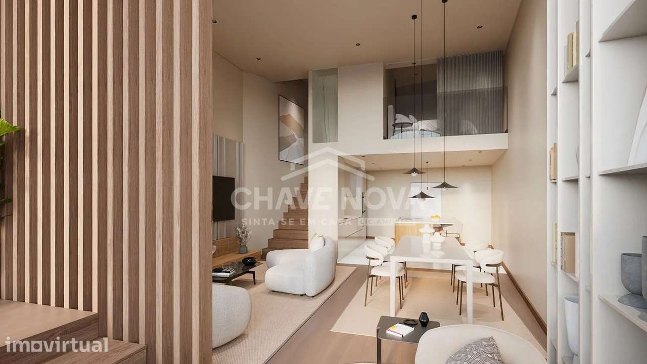 Apartamento T0 Smart com Mezanino | 74,02 m² - Grande imagem: 2/9