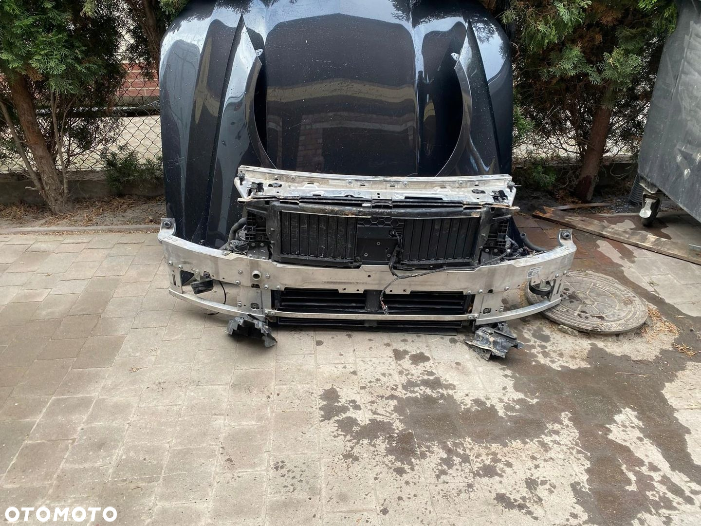 ZDERZAK MASKA LAMPY PAS PRZEDNI CHŁODNICE MERCEDES C KLASA W206 PAKIET AMG - 2