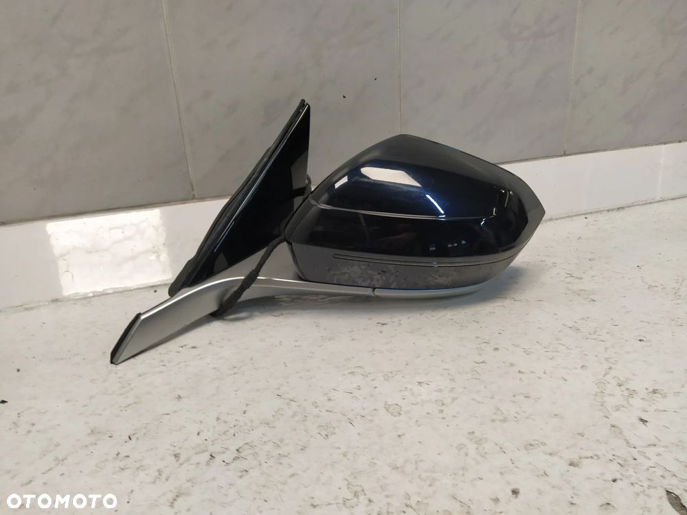 BMW 5 G60 G61 LUSTERKO ZEWNĘTRZNE LEWE ASFERYCZNE ASYSTENT 9+6 PIN KOMPLETNE UK ORYGINAŁ - 2