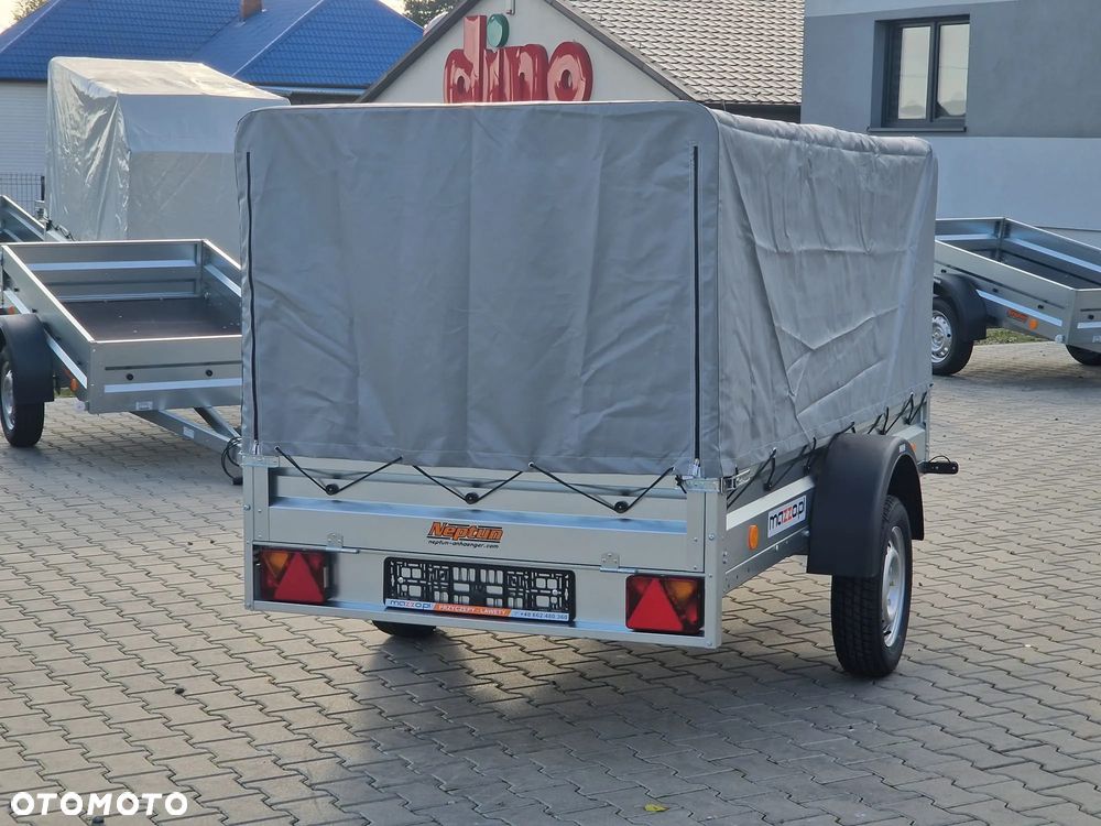 Neptun DOSTAWA Przyczepka 263x129x110cm N7-263 ptw PROMOCJA! Lekka przyczepa jednoosiowa ze stelażem i plandeką GN114 - 20