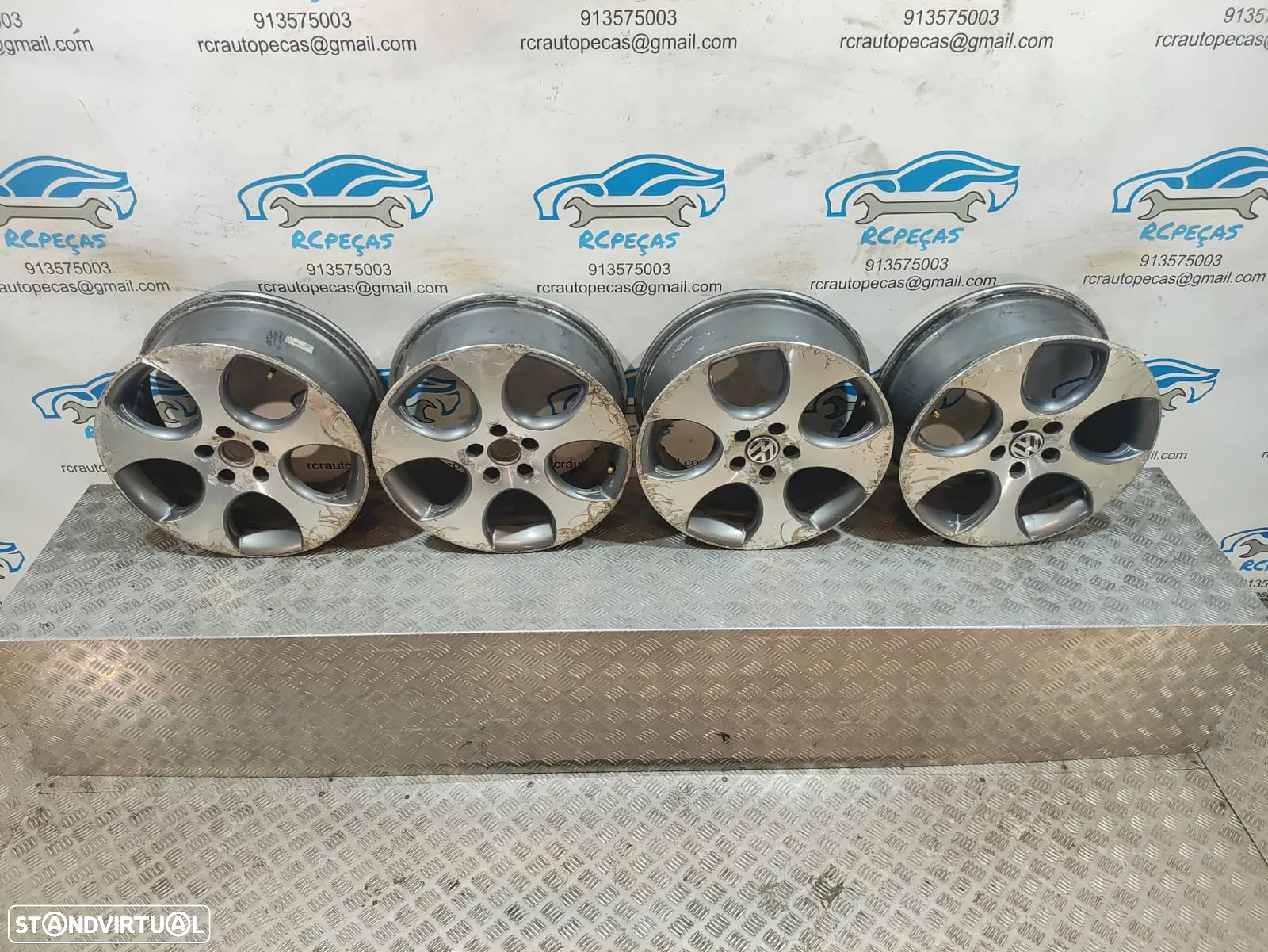 Jantes 18 Ronal Originais VW Volkswagen Golf V 5 GTI 7,5J ET51 5x112 - 11