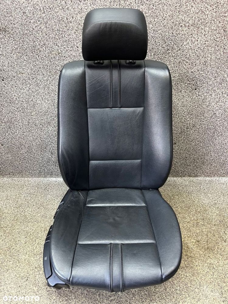 Fotel prawy przod przedni pasazera skorzany skora czarna GRZANY BMW X3 E83