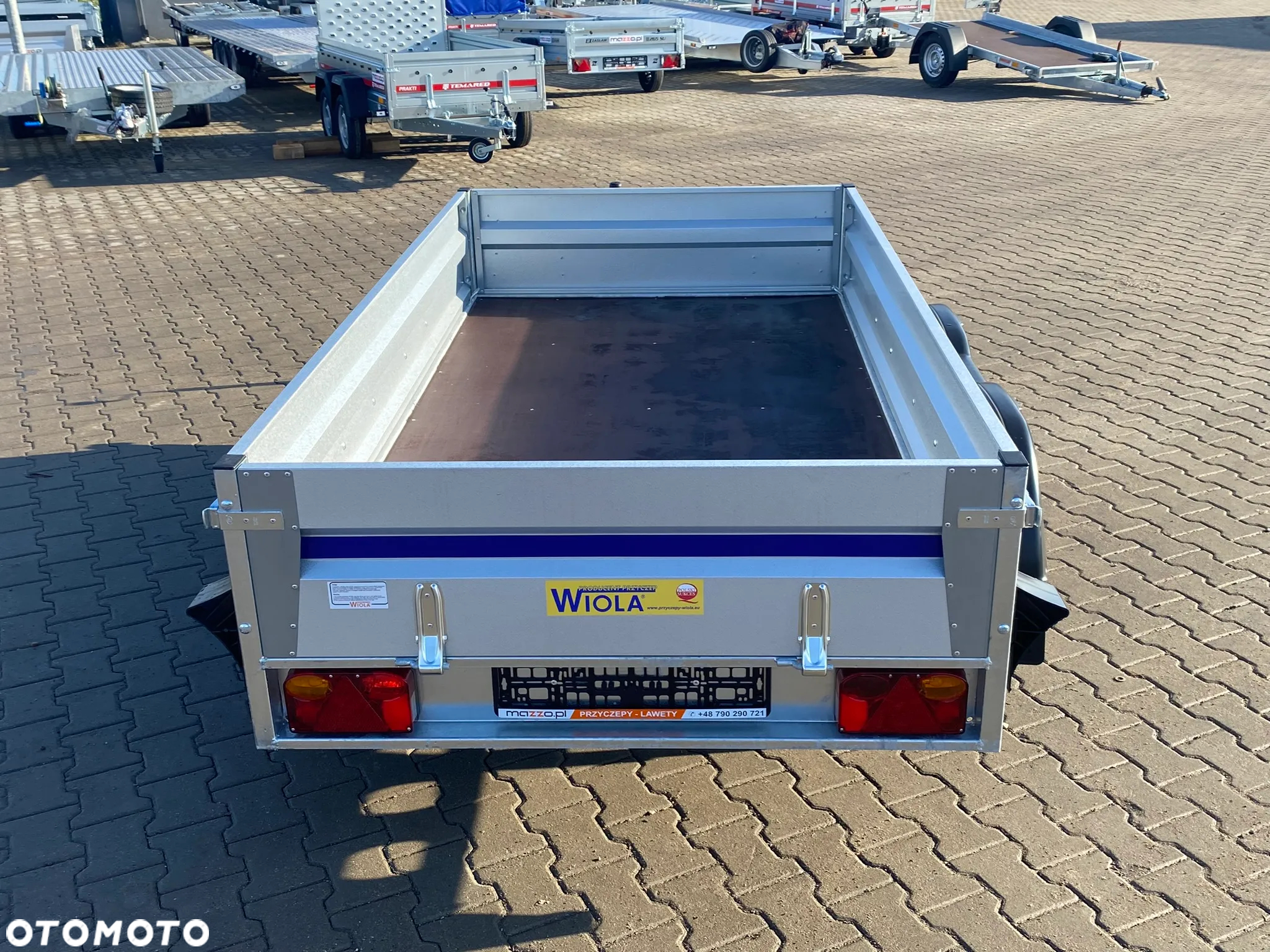 Wiola Dostawa przyczepa SPAWANA RAMA 252x132cm DMC750 kg MOCNA I SOLIDNA - 4