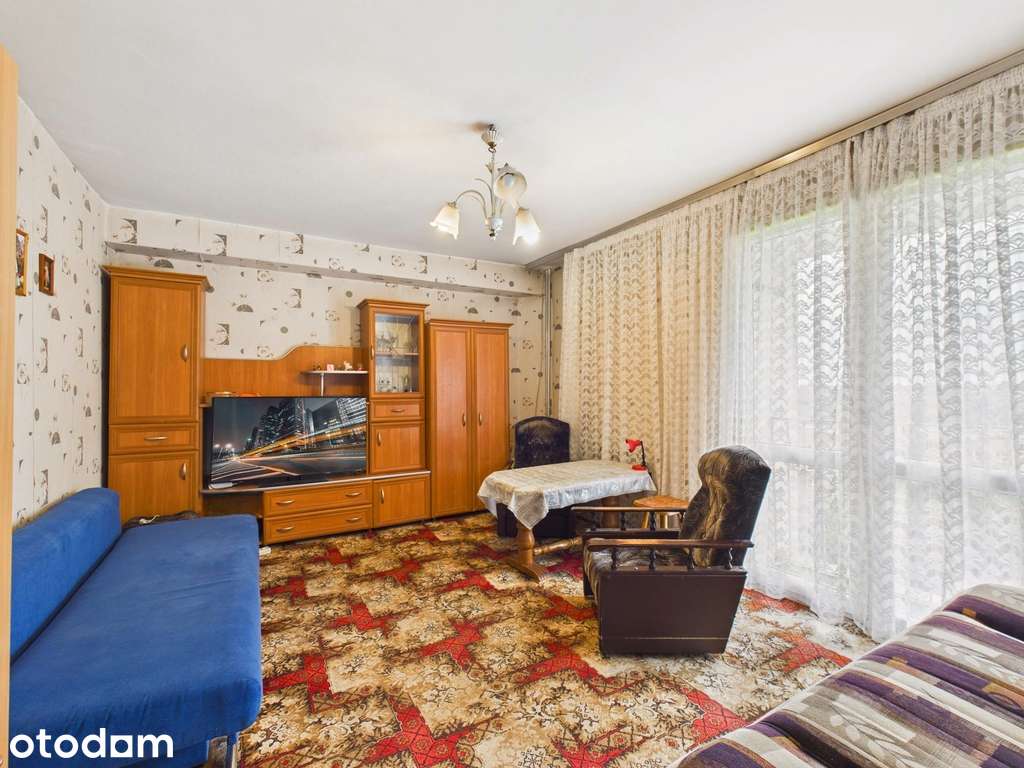 2 pokoje, 42,9 m² na Wrzosowiaku do remontu