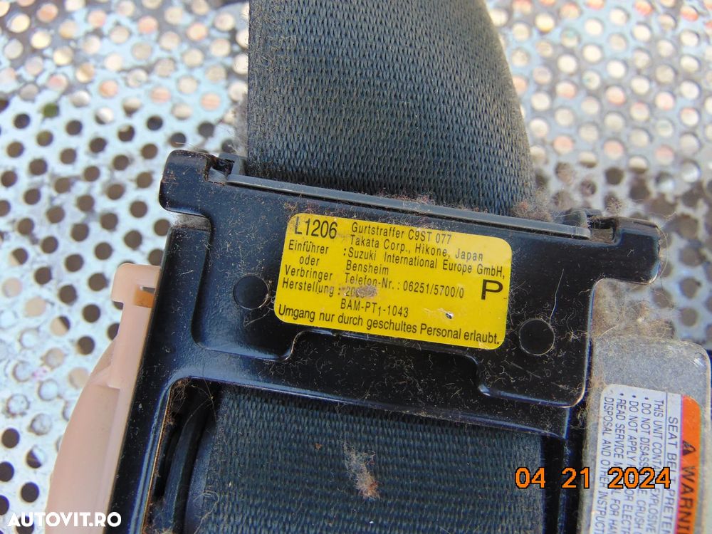 Centuri fata Suzuki Vitara 2005-2009 centura fata stanga dreapta suzuki grand vitara 2 - 4