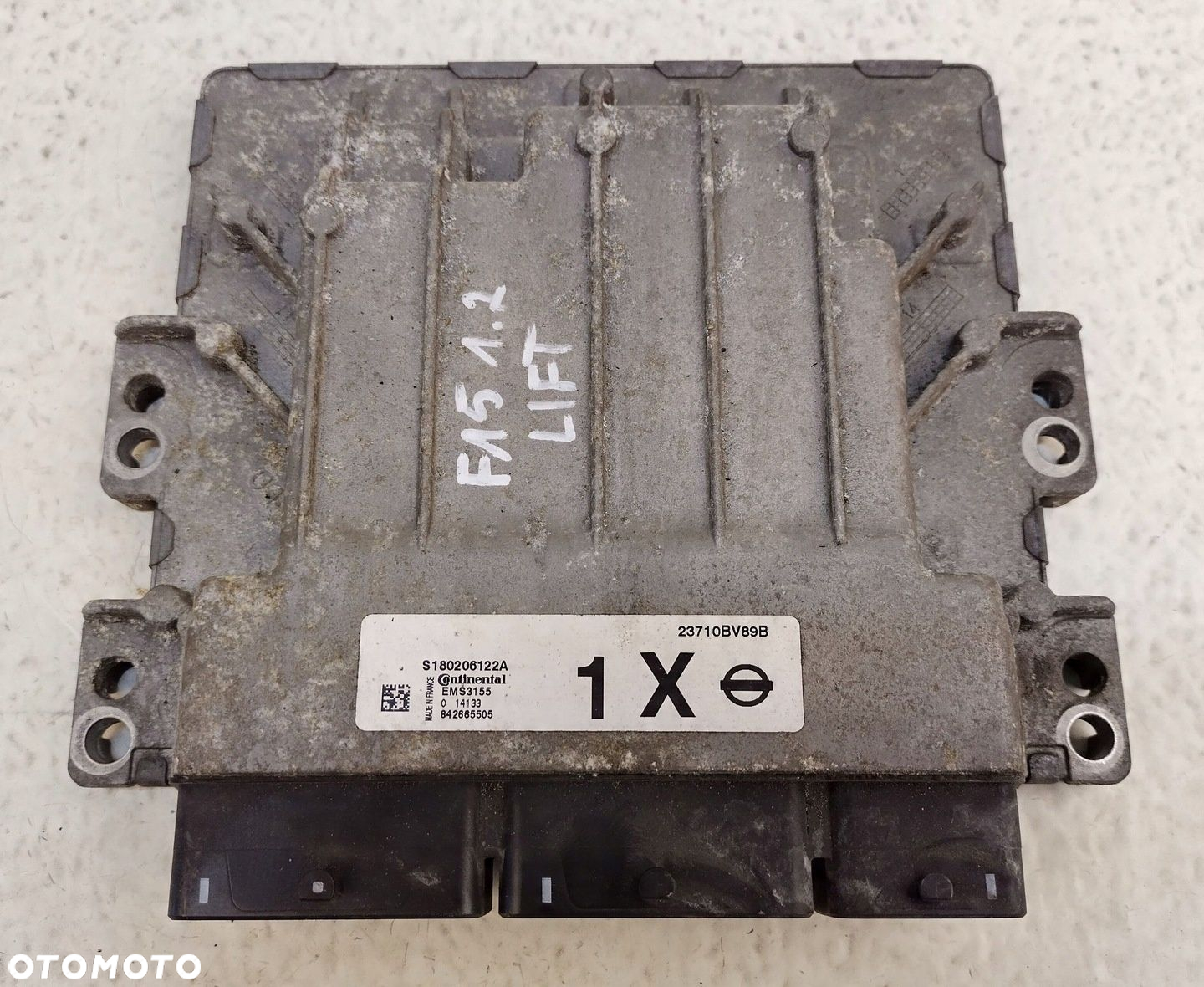 NISSAN JUKE 1 I F15 LIFT 14-19 1.2DIG-T HRA2 KOMPUTER SILNIKA 23710BV89B - 3