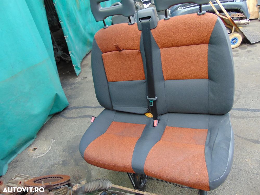 Bancheta dubla Fiat Ducato Peugeot Boxer Citroen Jumper bancheta fata dubla volan dreapta - 3