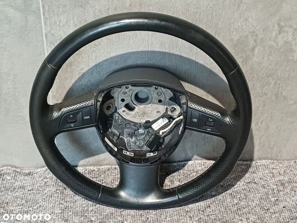 NR 593 Kierownica multifunkcja Audi A6 C6 trójramienna skóra 4F0419091H - 5