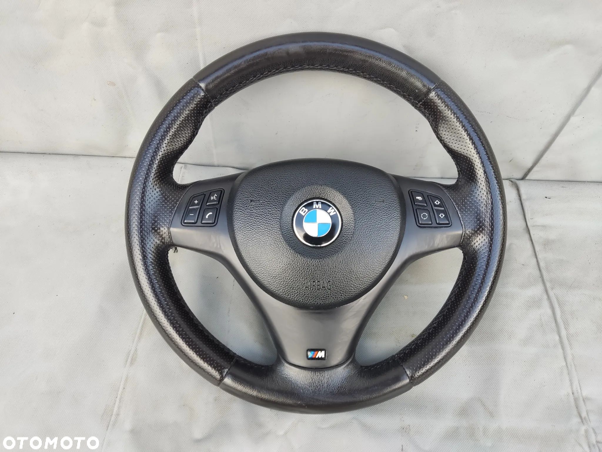 BMW 1 E87 M PAKIET KIEROWNICA MULTIFUNKCJA SKÓRA AIRBAG - 1