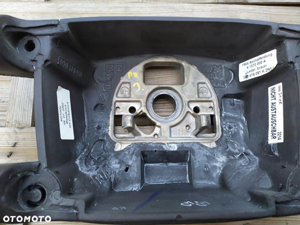 VOLKSWAGEN PHAETON KIEROWNICA BRĄZOWA BRAUN - 10