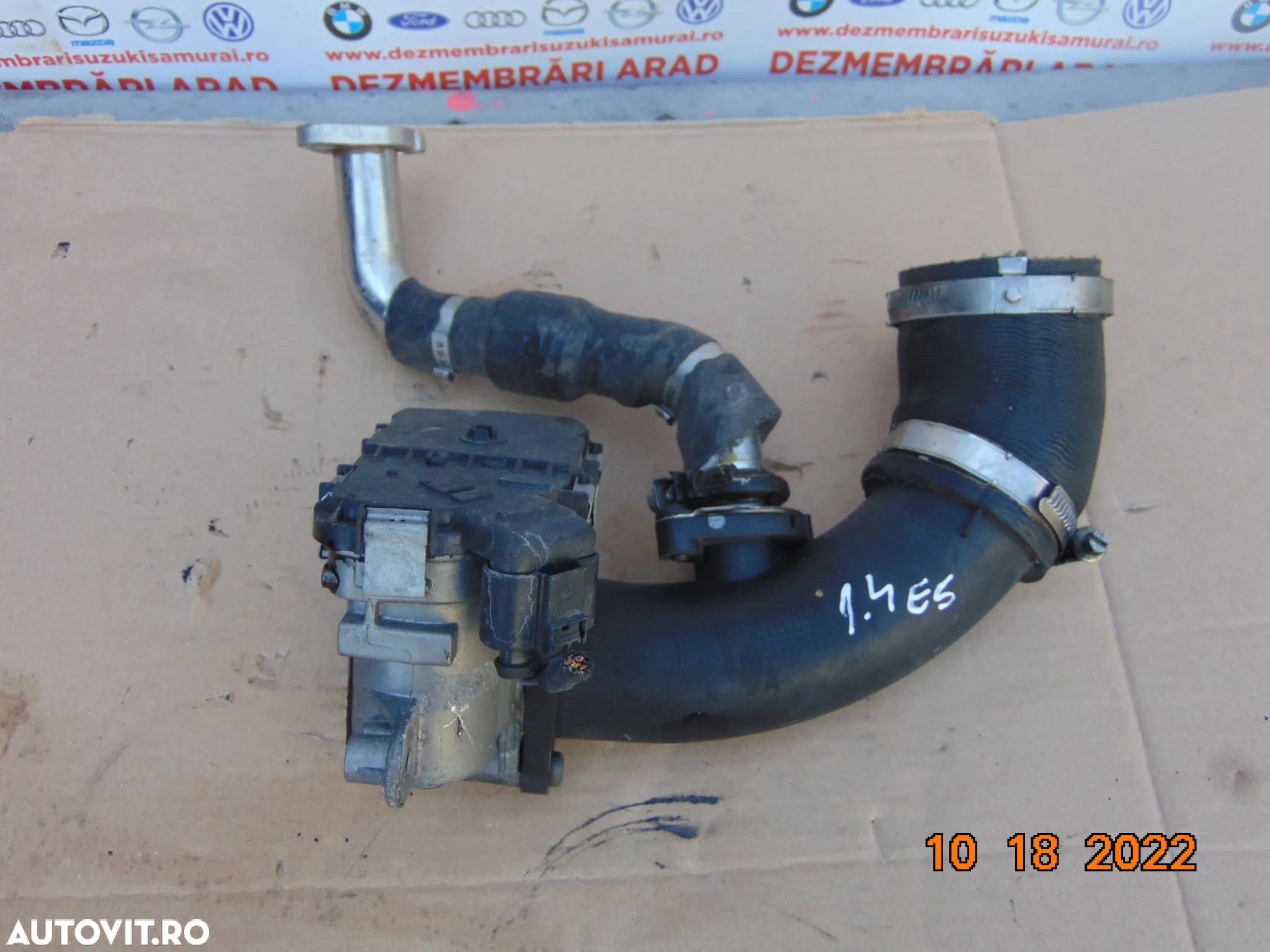 Tub intercooler VW Polo 1.4tdi 6R CUS Seat Ibiza Toledo skoda Fabia 3 Audi a1 tubulatura intercoole - 1